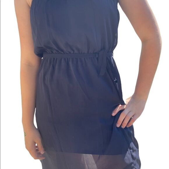 strapless semi sheer maxi dress - Picture 2 of 3